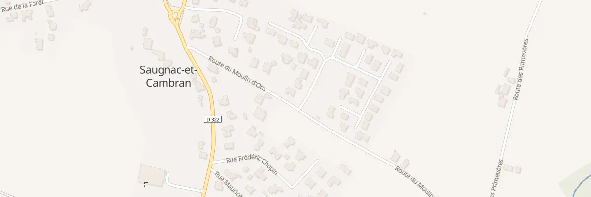 Plan du 2 Rue de l’Ophite à Saugnac-et-Cambran