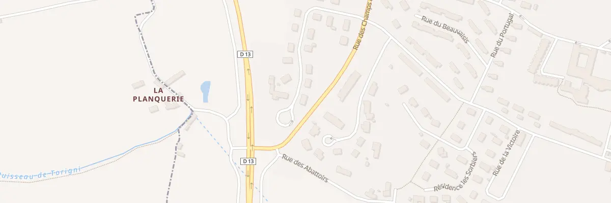 Plan du 17 Rue Aime Dufour Torigny à Torigny-les-Villes