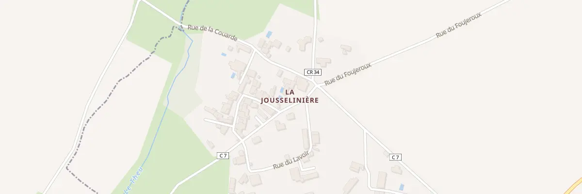 Plan du 6 Rue de la pierre ballante à La Chapelle-Thémer