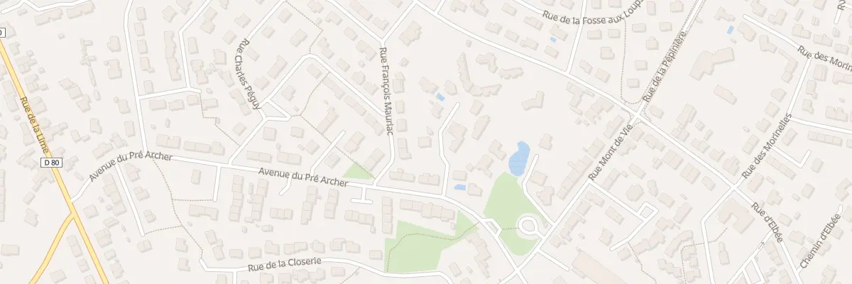 Plan du 12 Av du Pre Archer (Beaupreau) à Beaupréau-en-Mauges