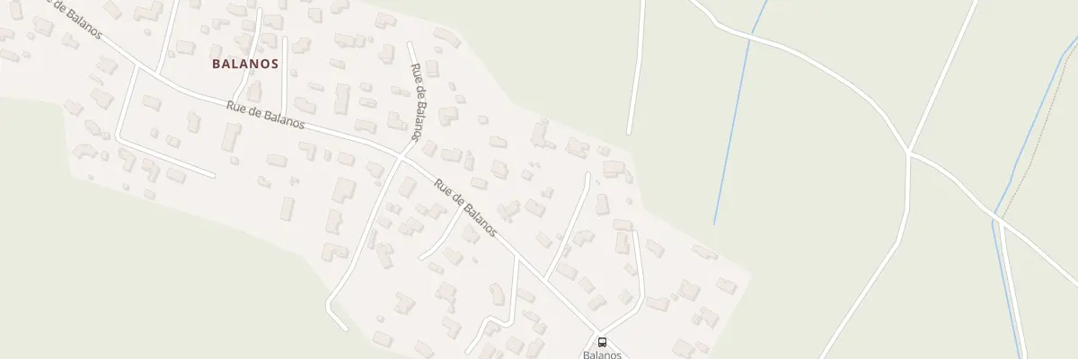 Plan du 67T Rue de Balanos au Teich