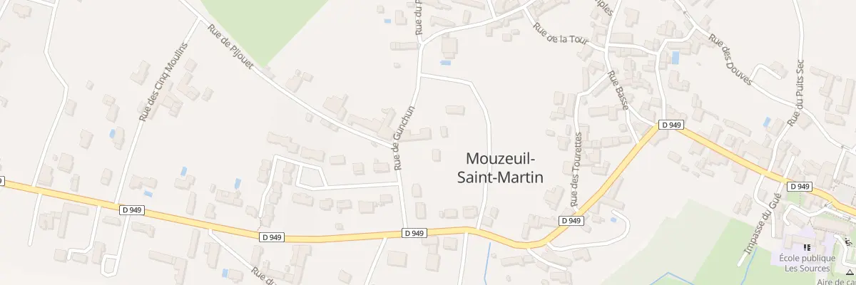 Plan du 6 Rue de gunchun à Mouzeuil-Saint-Martin