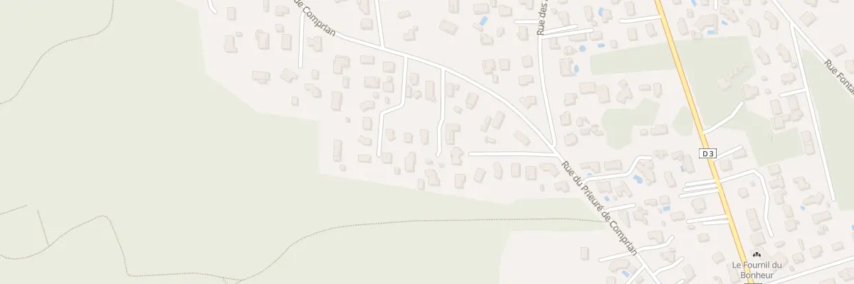 Plan du 37Q Rue du Prieuré de Comprian à Biganos