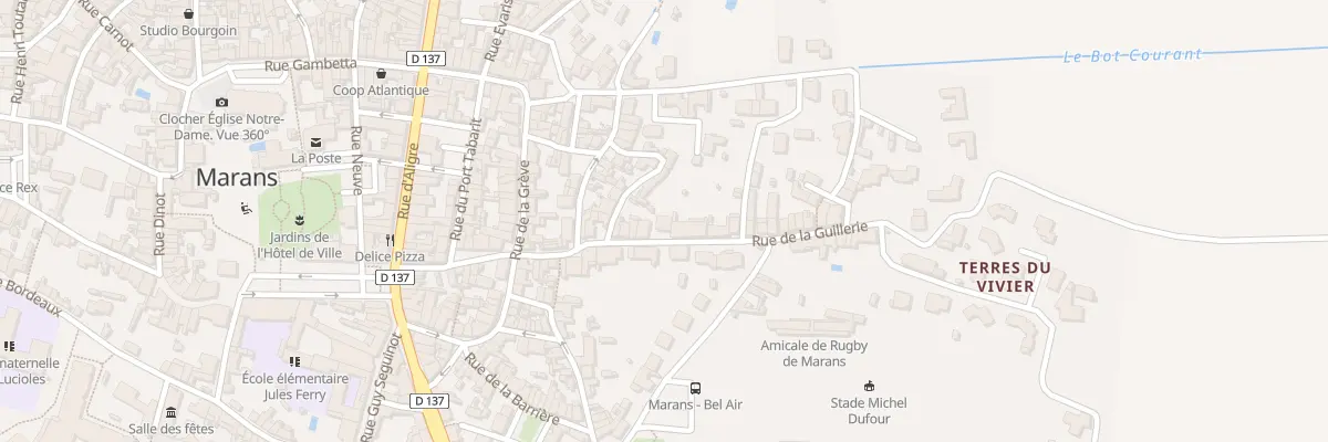 Plan du 36 Rue de la Guillerie à Marans
