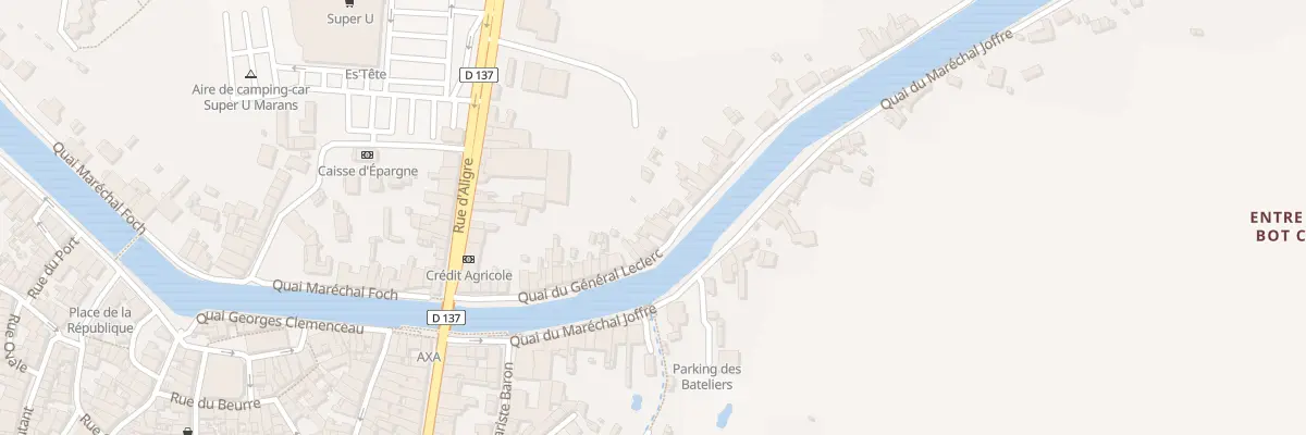 Plan du 28 Quai du Gen Leclerc de Hautecl à Marans
