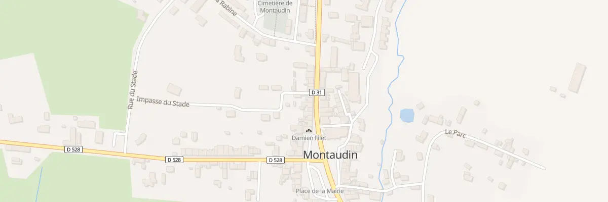 Plan du 13 Rue de Normandie à Montaudin