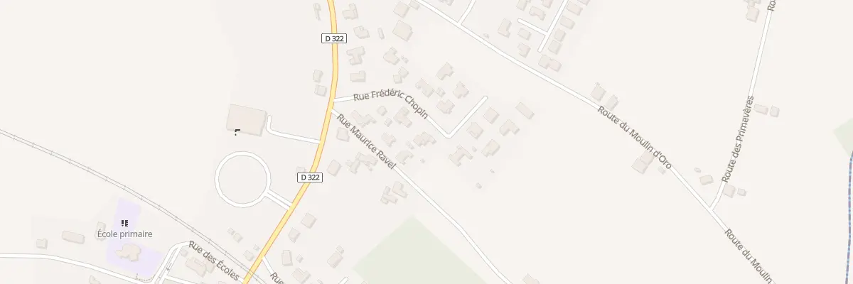 Plan du 12 Rue Frédéric Chopin à Saugnac-et-Cambran