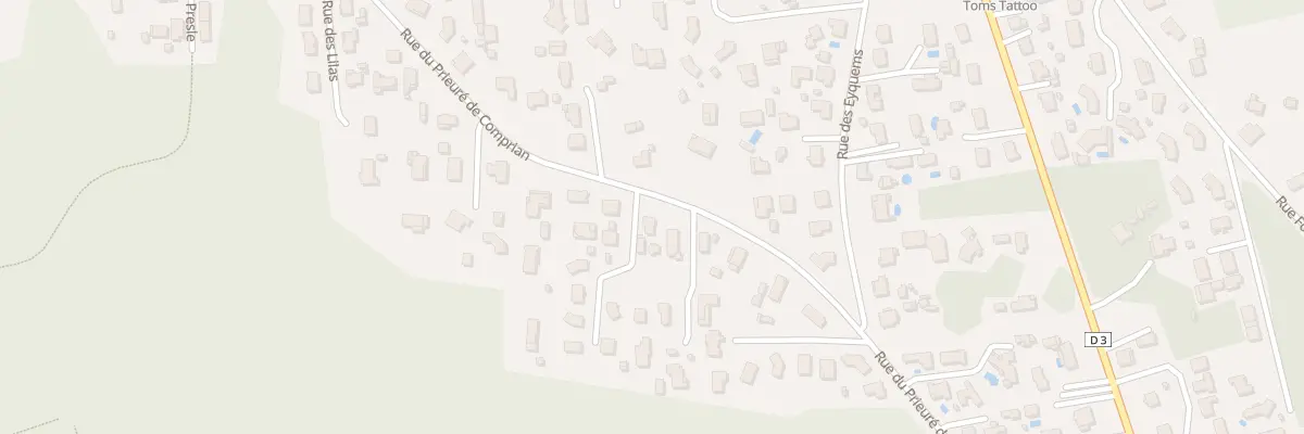 Plan du 39 Rue du Prieuré de Comprian à Biganos