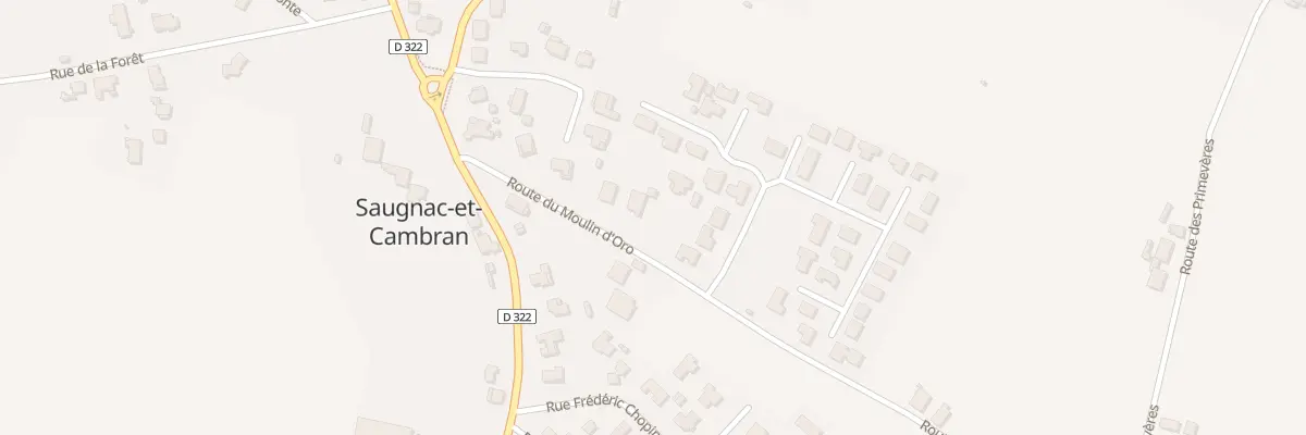 Plan du 145 Rue du Moulin d’Oro à Saugnac-et-Cambran
