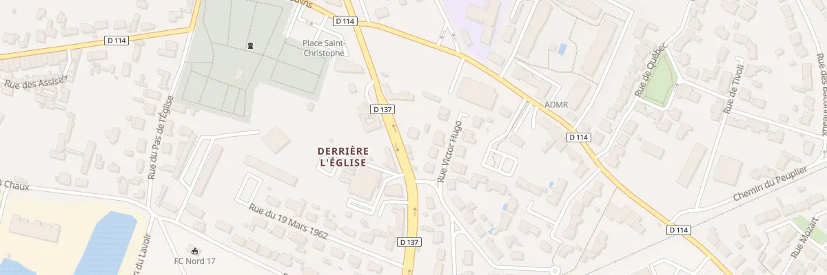 Plan du 116 Rue d’Aligre à Marans