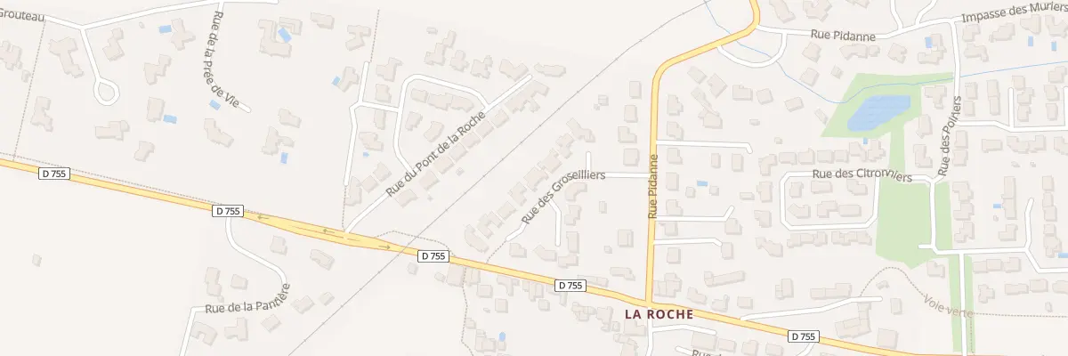 Plan du 10 Rue des Groseilliers aux Herbiers