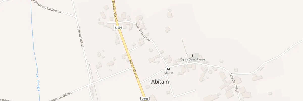 Plan du 10 Rue de l’Arpiou à Abitain