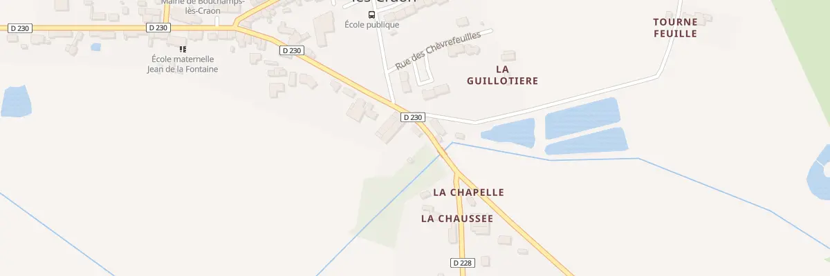 Plan du 18 Rue de la Boissière à Bouchamps-lès-Craon