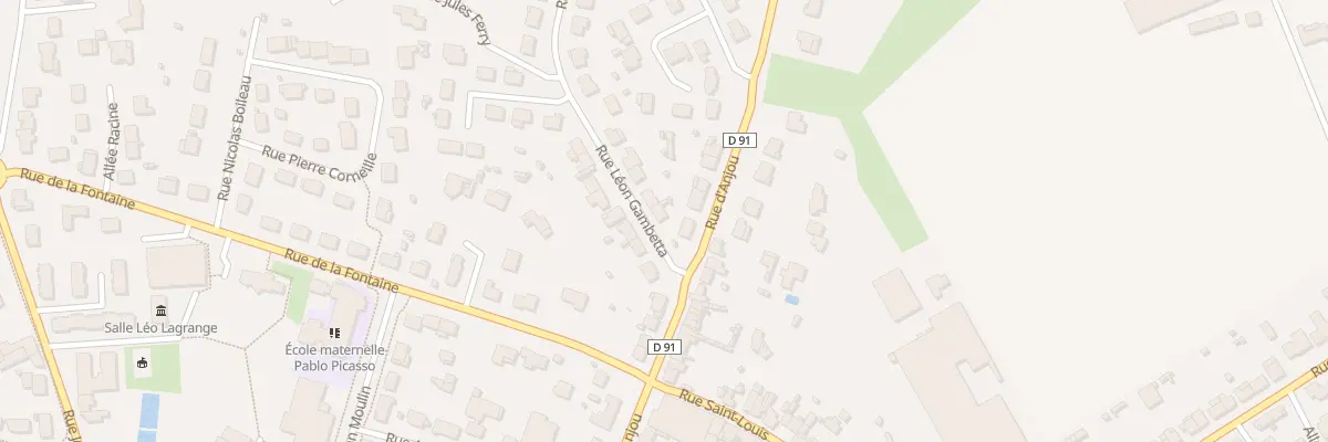 Plan du 2 Rue Gambetta à Sèvremoine