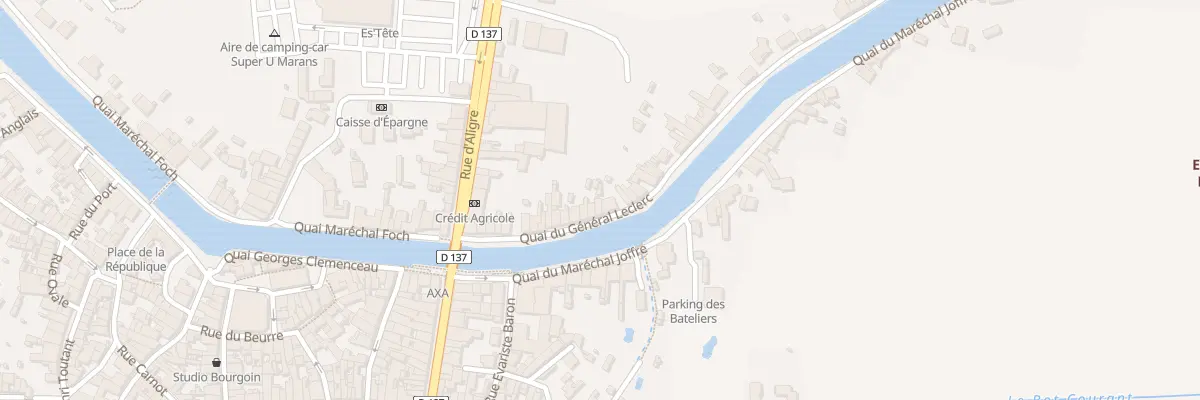 Plan du 38 Quai du Gen Leclerc de Hautecl à Marans