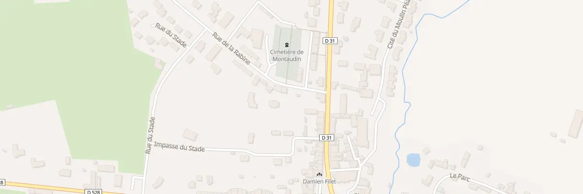 Plan du 1 Rue de la Rabine à Montaudin