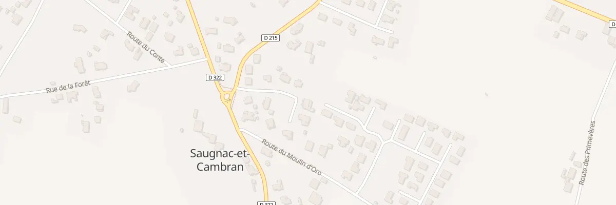 Plan du 9 Rue Jean Moulin à Saugnac-et-Cambran