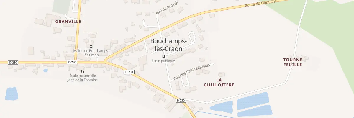 Plan du 4 Rue des Boulais à Bouchamps-lès-Craon