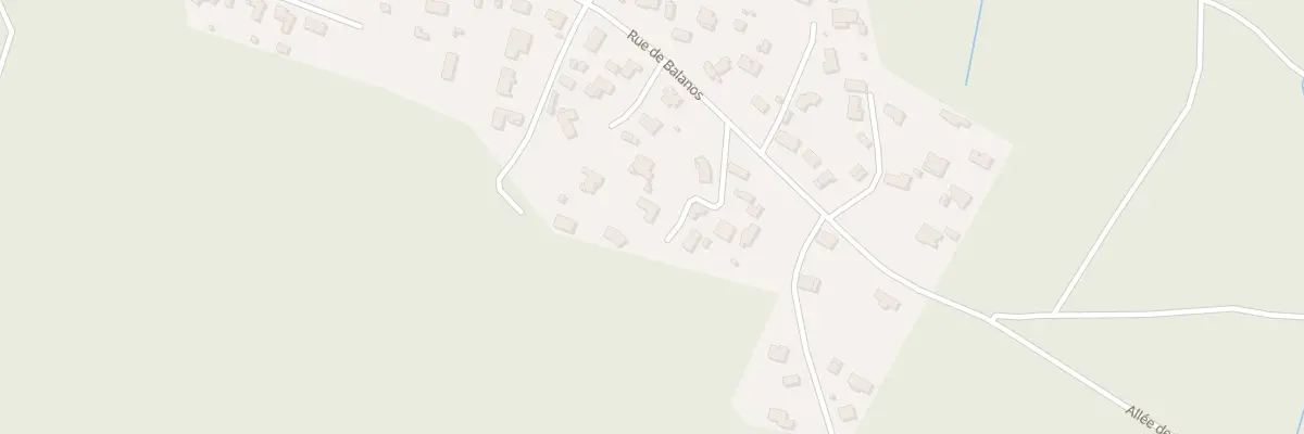 Plan du 68Q Rue de Balanos au Teich