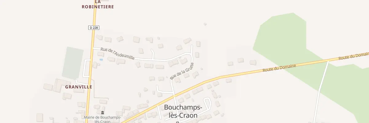 Plan du 1 Rue de la Grotte à Bouchamps-lès-Craon