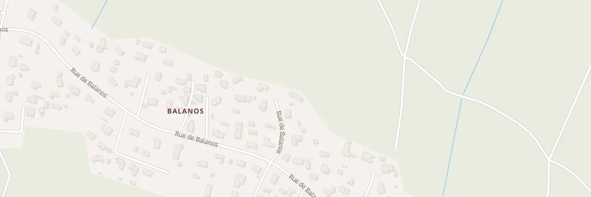 Plan du 55B Rue de Balanos au Teich