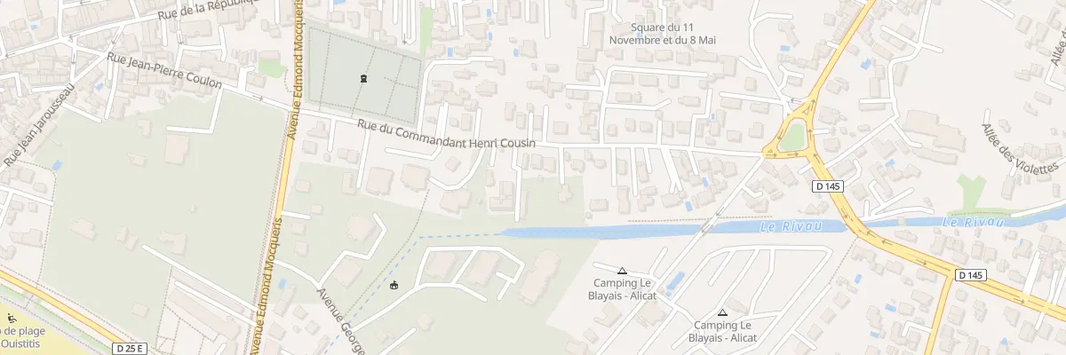 Plan du 45 Rue Commandant Henri Cousin à Saint-Georges-de-Didonne