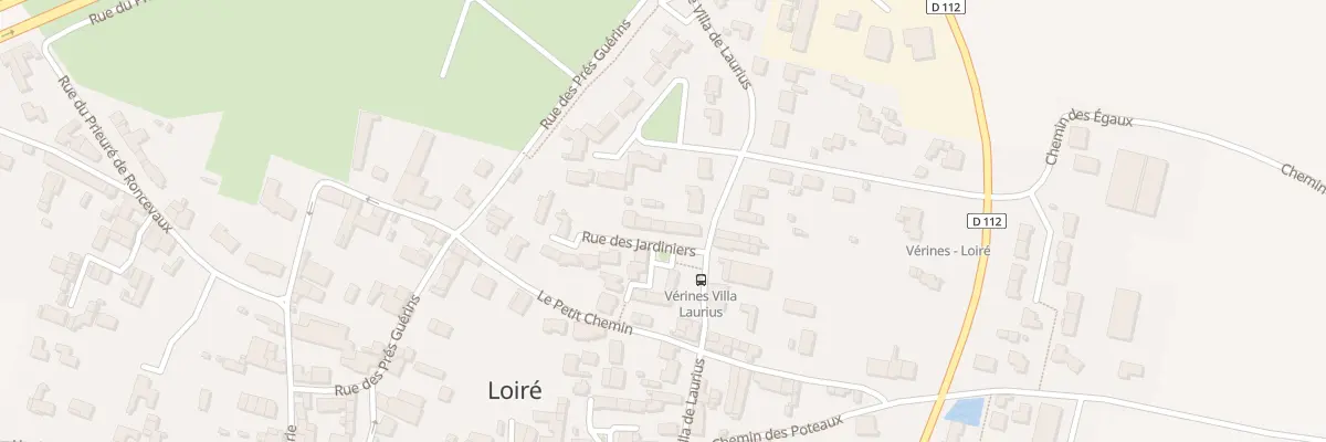 Plan du 2 Rue des Jardiniers à Vérines