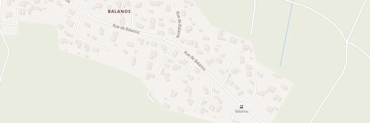 Plan du 68A Rue de Balanos au Teich