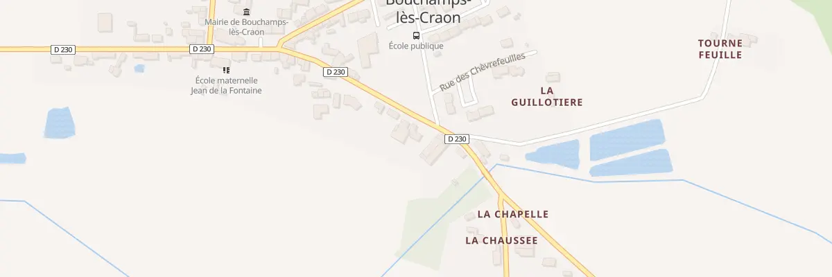 Plan du 16 Rue de la Boissière à Bouchamps-lès-Craon