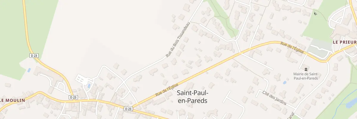 Plan du 5208 Rue du Bois Tissandeau à Saint-Paul-en-Pareds