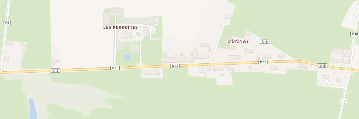 Plan du 762 Rte de l’Épinay Tesson à Cartigny-l’Épinay