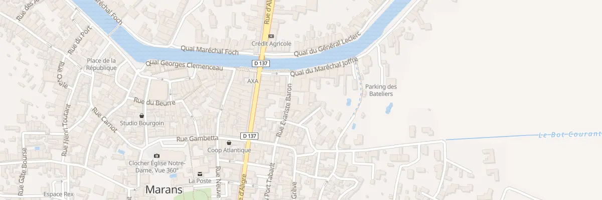 Plan du 2 Rue Evariste Baron à Marans