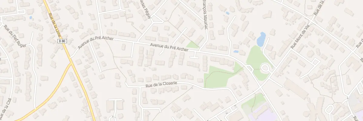Plan du 35 Av du Pre Archer (Beaupreau) à Beaupréau-en-Mauges