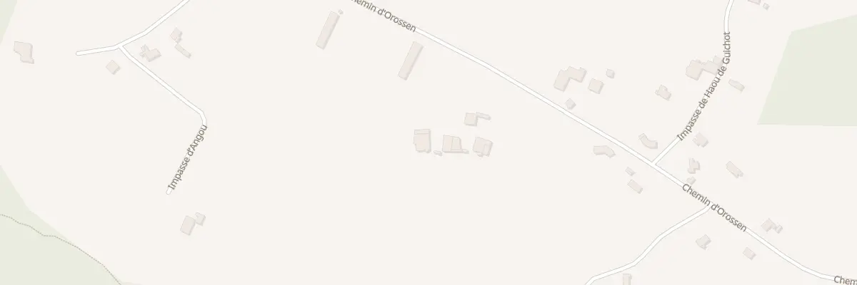 Plan du 1868 Che d’Orossen à Pouillon