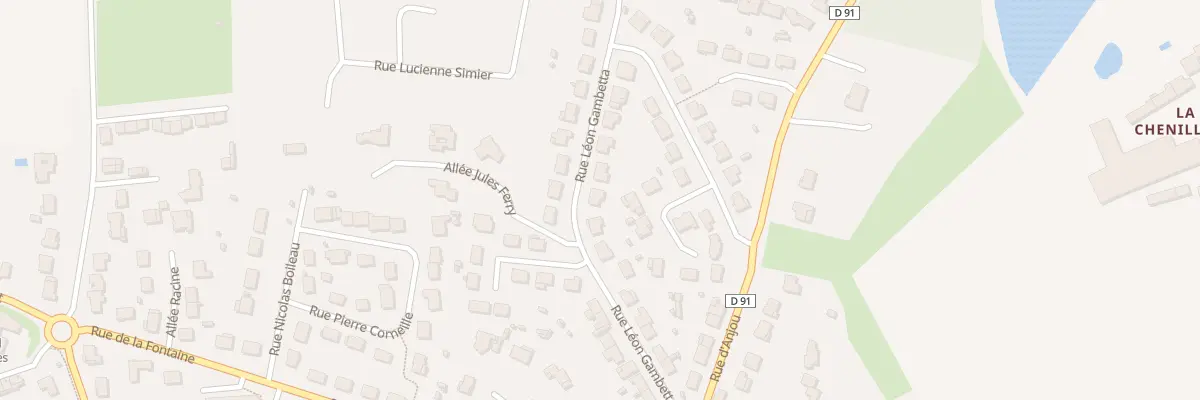 Plan du 20 Rue Gambetta à Sèvremoine