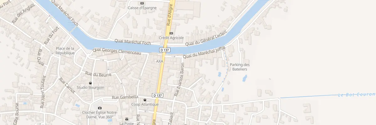 Plan du 77 Quai Joffre à Marans