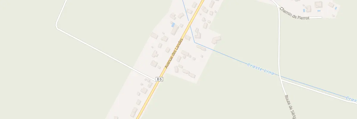 Plan du 23 Av des Landes à Saumos