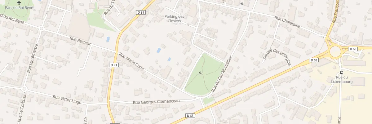 Plan du 8 Rue Lamartine à Sèvremoine