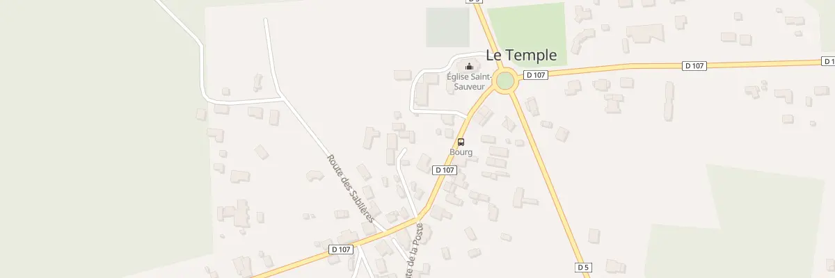 Plan du 6 Rte du Porge au Temple