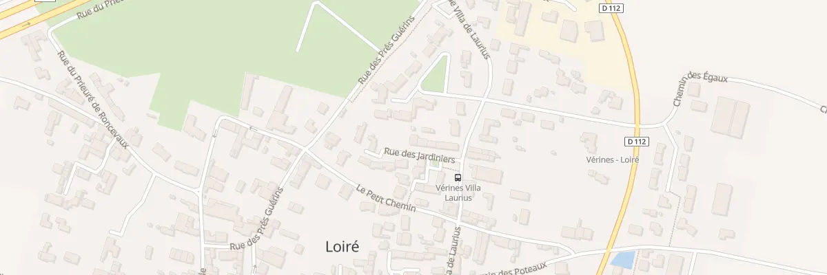 Plan du 6 Rue des Jardiniers à Vérines