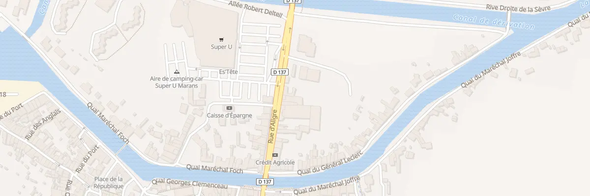 Plan du 10 Rue d’Aligre à Marans