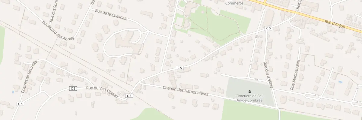 Plan du 7 Rue du Vert Coteau à Ombrée d’Anjou