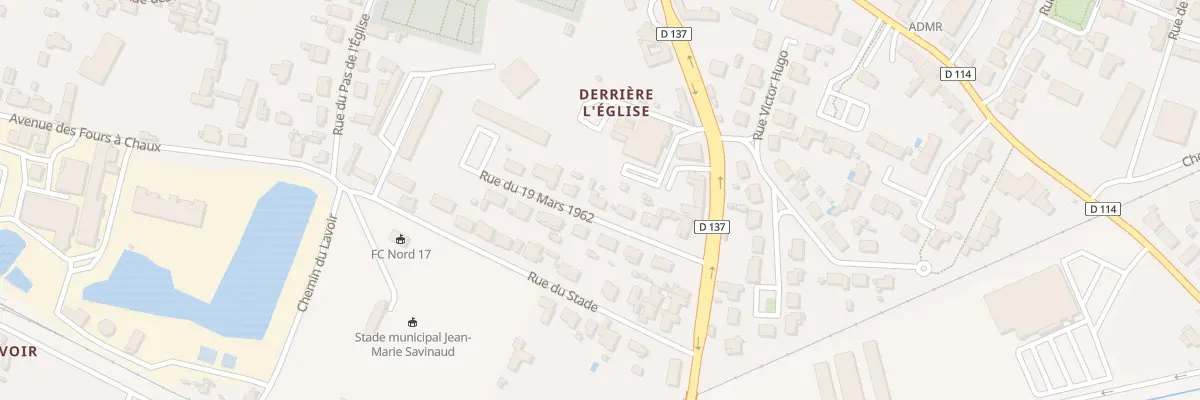 Plan du 5 Rue du 19 Mars 1962 à Marans