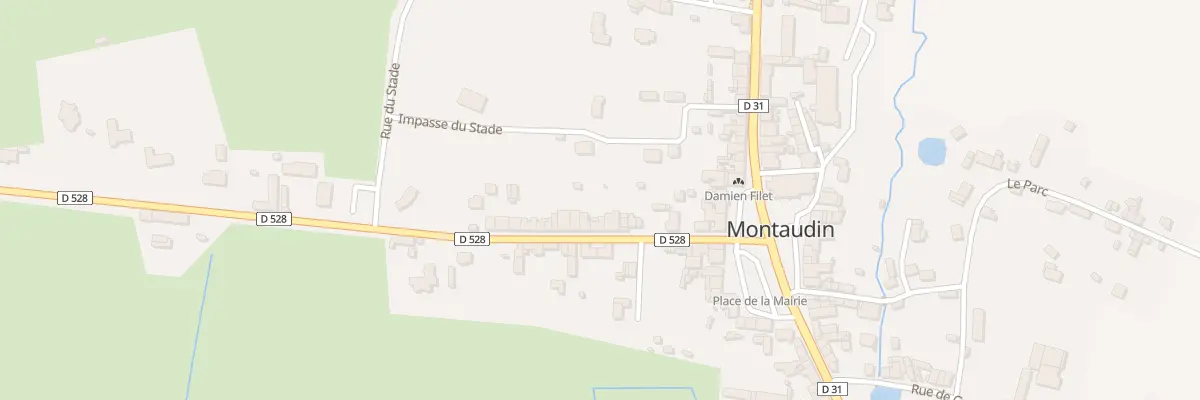 Plan du 10 Rue de Bretagne à Montaudin