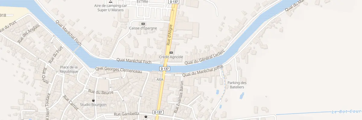 Plan du 62 Quai du Gen Leclerc de Hautecl à Marans