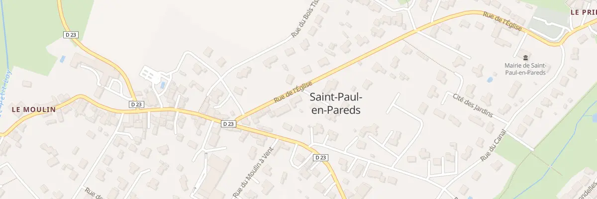 Plan du 10 Rue de l’Église à Saint-Paul-en-Pareds