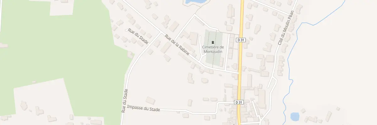 Plan du 5 Rue de la Rabine à Montaudin