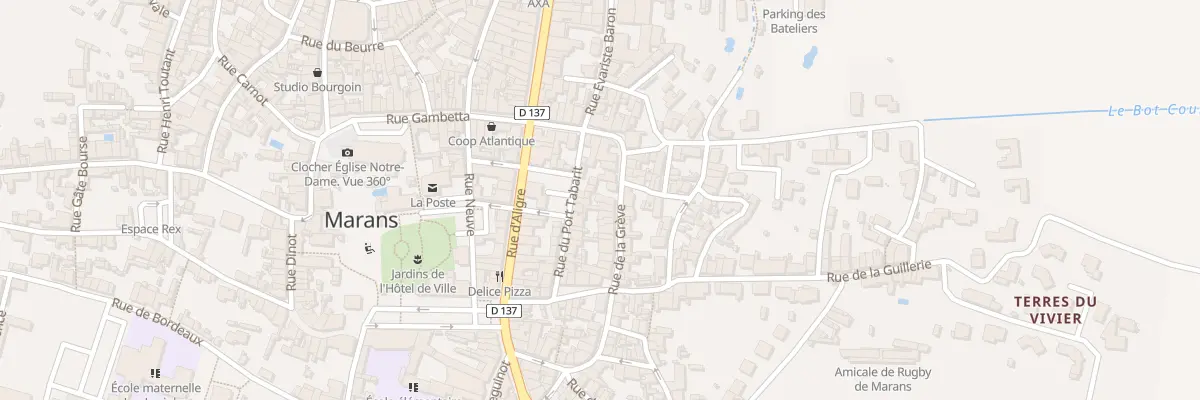 Plan du 9 Rue de la Grève à Marans