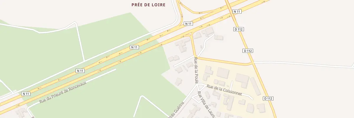 Plan du 3B Rue de la Poule à Vérines
