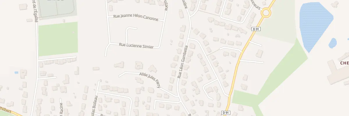 Plan du 29 Rue Gambetta à Sèvremoine